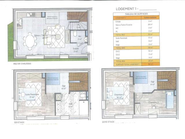 Vente appartement 4 pièces Granville 50