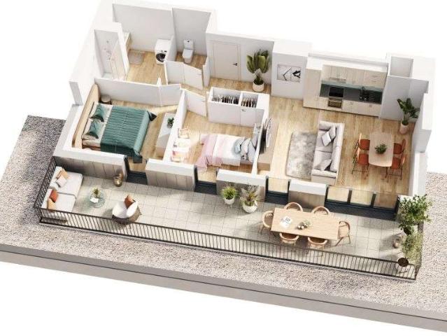 Vente appartement 4 pièces Meucon 56