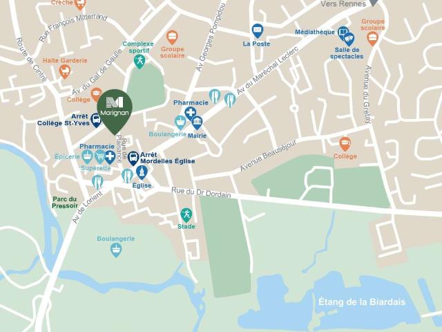 Vente appartement 4 pièces Mordelles 35