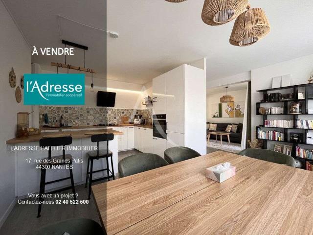 Vente appartement 4 pièces Nantes Beaujoire Saint Joseph 44