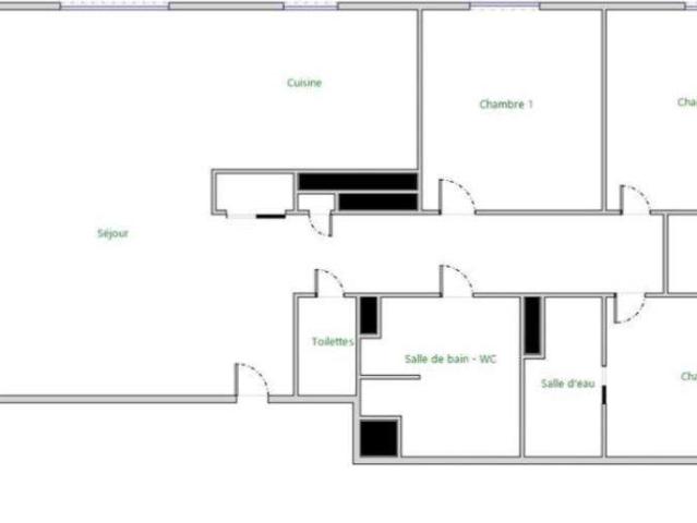 Vente appartement 4 pièces Nantes Gare Sud Malakoff 44