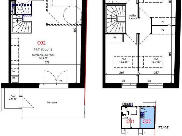 Vente appartement 4 pièces Nivillac 56