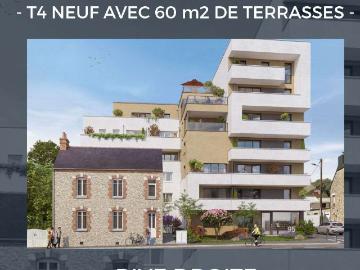 Vente appartement 4 pièces Rennes Landry Cimetière de l'Est 35