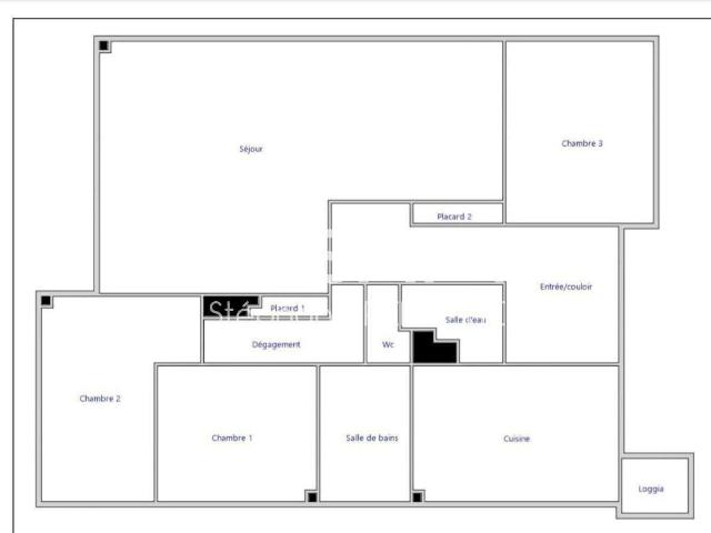 Vente appartement 4 pièces Rennes Nord Saint Martin 35