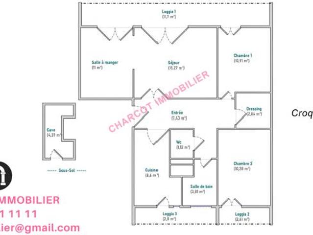 Vente appartement 4 pièces SAINTE FOY LES LYON environneme