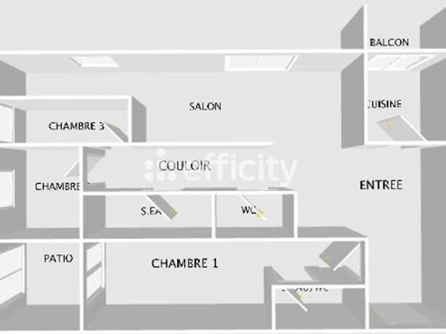 Vente Appartement 5 pièces 95 m2 Perpignan