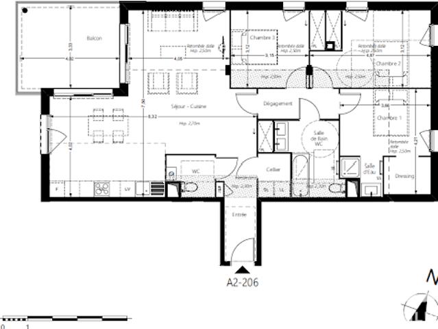 Vente Appartement 5 pièces 104 m2 Pessac