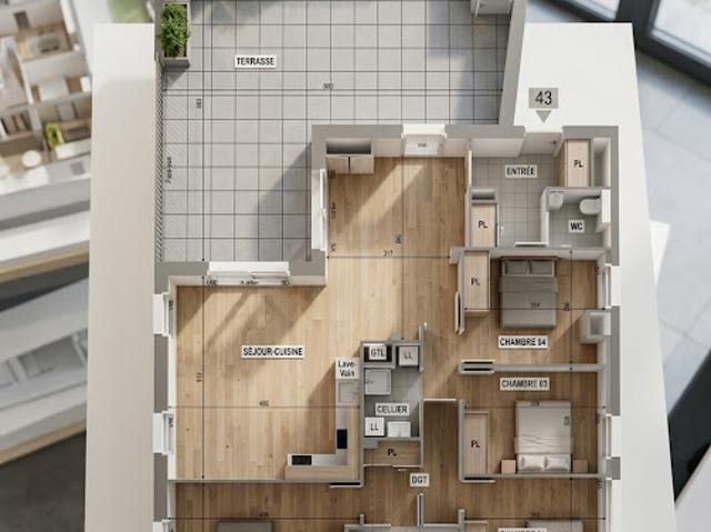 Vente Appartement 5 pièces 106.55 m2 Rennes
