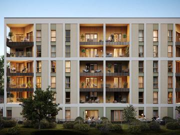 Rue Christian Lacouture, Bron Rhône, Rhône, Rhône-Alpes