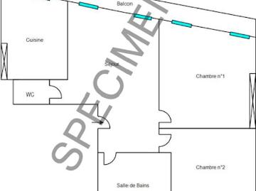 Vente Appartement 6 pièces 115 m2 Marseille 1er