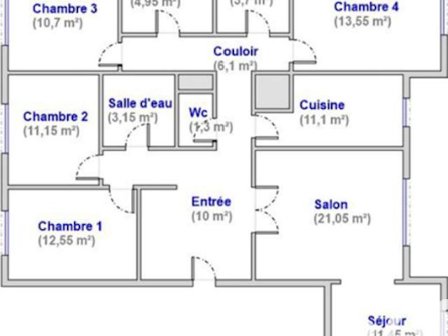 Vente Appartement 6 pièces 120 m2 Viry chatillon