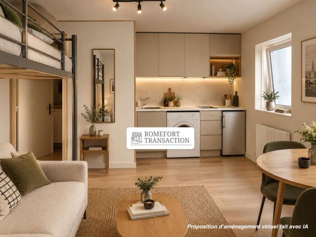 Vente appartement 1 pièce Nantes Canclaux Mellinet 44
