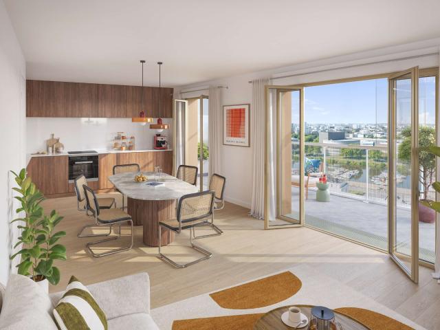 Vente appartement 1 pièce Nantes Gare Sud Malakoff 44