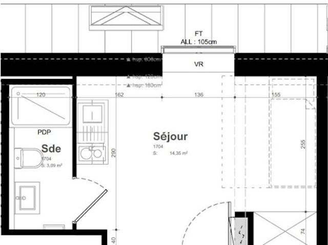Vente Appartement 1 pièce 17.4 m2 Strasbourg