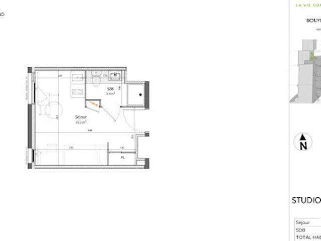 Vente Appartement 1 pièce 18 m2 Clermont Ferrand