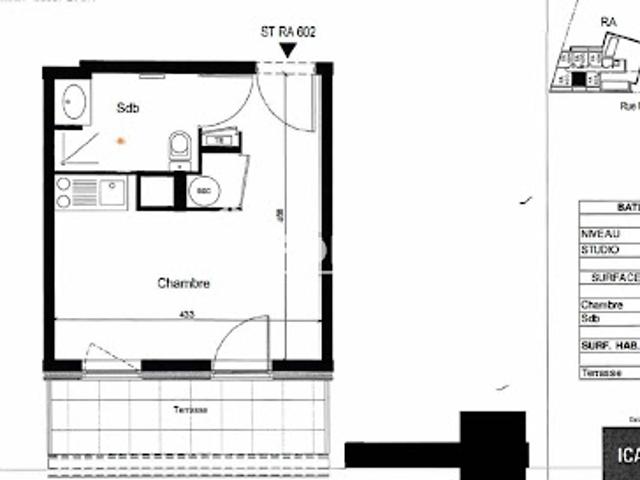 Vente Appartement 1 pièce 19.25 m2 Lyon 7ème