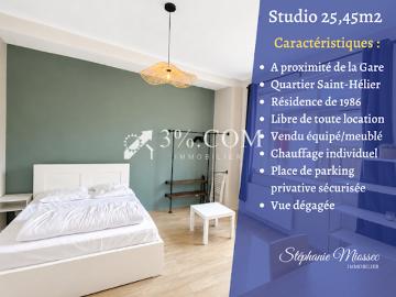 Vente Appartement 1 pièce 25.45 m2 Rennes
