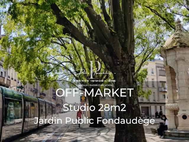 Vente Appartement 1 pièce 28 m2 Bordeaux