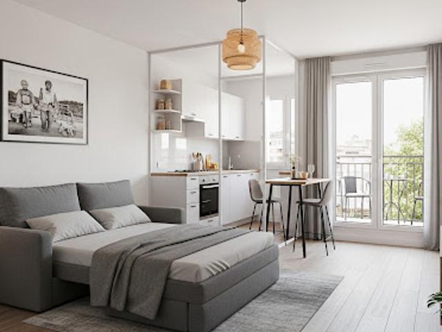Vente Appartement 1 pièce 28.95 m2 Moussy le Vieux