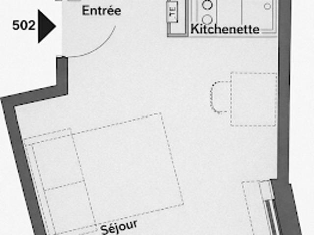 Vente Appartement 1 pièce 21.5 m2 Marseille 10ème