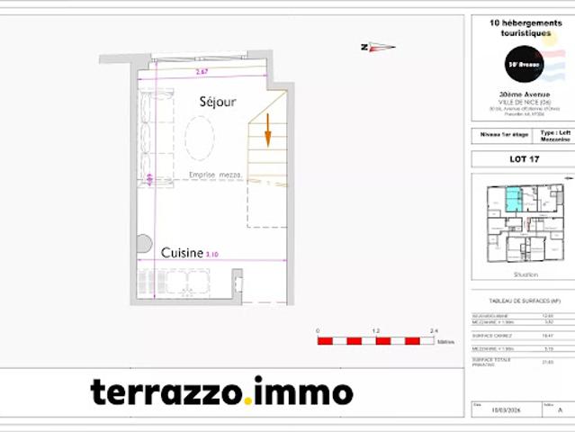 Vente Appartement 1 pièce 22 m2 Nice