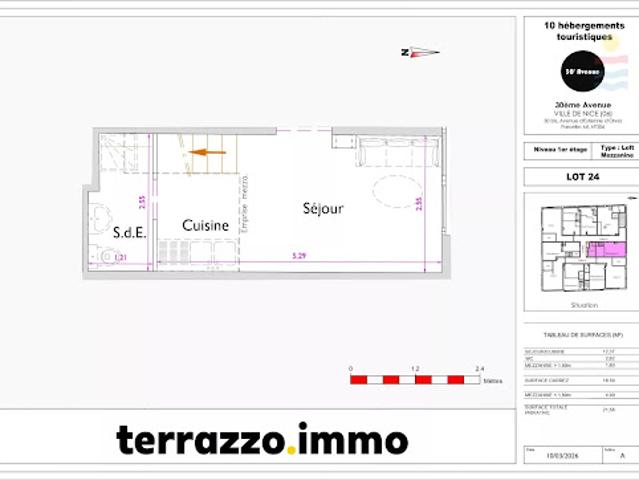 Vente Appartement 1 pièce 22 m2 Nice
