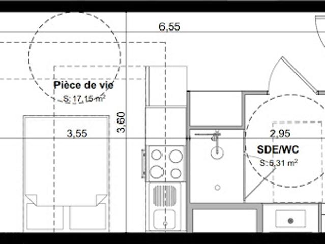 Vente Appartement 1 pièce 24 m2 Venissieux