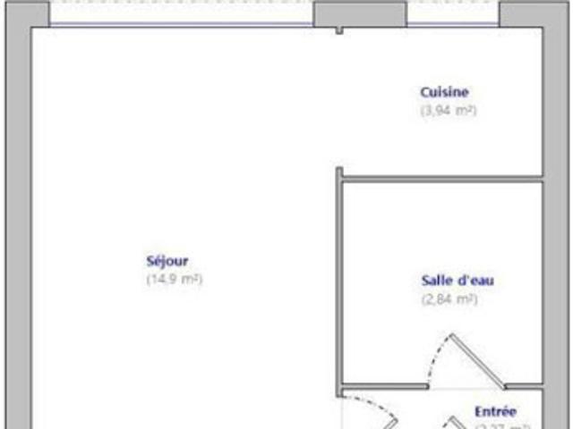 Vente Appartement 1 pièce 23.95 m2 Lyon 8ème