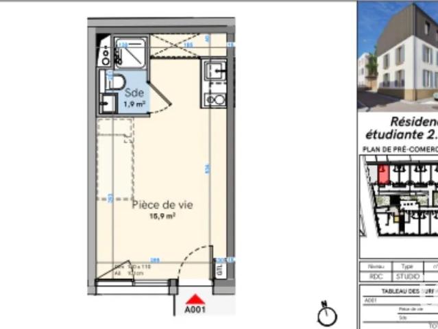 Vente Appartement 1 pièce