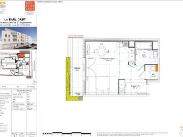 Vente Appartement 1 pièce 36 m2 Genas