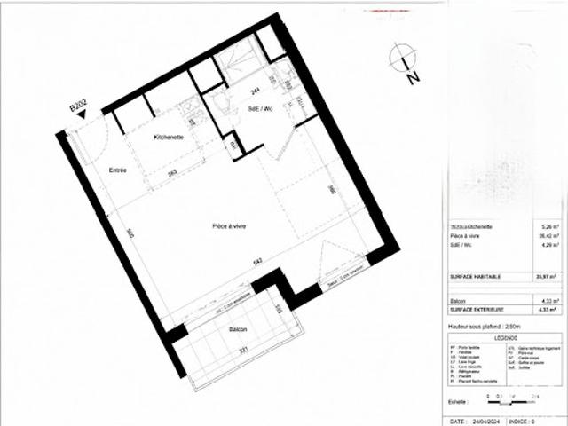 Vente Appartement 1 pièce 31 m2 Roissy en Brie