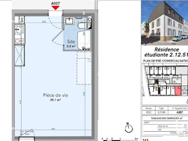 Vente Appartement 1 pièce 32 m2 Nimes