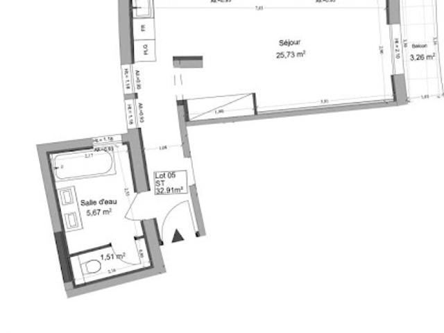 Vente Appartement 1 pièce 32.91 m2 Roquebrune sur Argens
