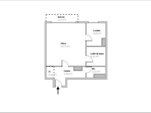 Vente Appartement 1 pièce 33.32 m2 Montrouge