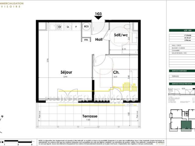 vente appartement 2 Pièce s