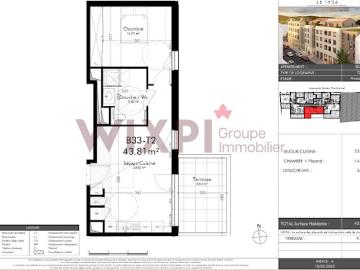 Vente Appartement 2 pièces 43.5 m2 Tain l'Hermitage