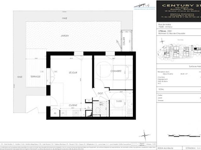 Vente Appartement 2 pièces 43.74 m2 Seynod