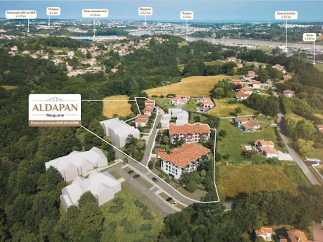 Vente Appartement 2 pièces 43.08 m2 Mouguerre