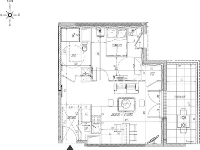 Vente Appartement 2 pièces 43 m2 Le Pellerin