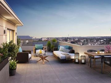 Vente Appartement 2 pièces 43 m2 Nanterre