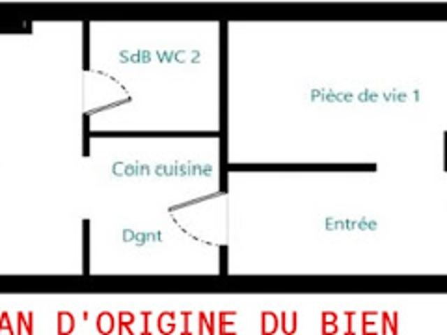 Vente Appartement 2 pièces 40.51 m2 Lyon 3ème