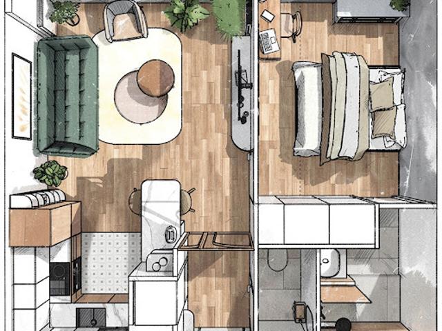 Vente Appartement 2 pièces 40.35 m2 Saint Ouen
