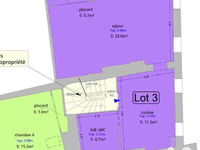 Vente Appartement 2 pièces 40 m2 Sollies pont