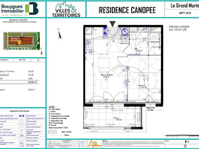 Vente Appartement 2 pièces 41.82 m2 Saint Vincent de Tyrosse