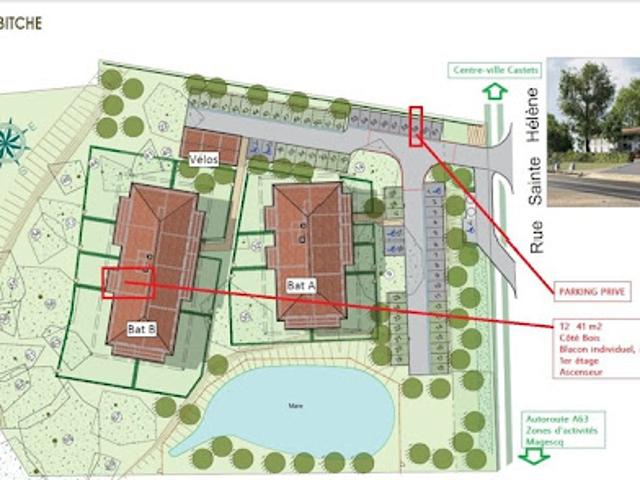 Vente Appartement 2 pièces 41 m2 Castets