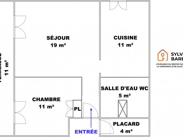 Vente Appartement 2 pièces