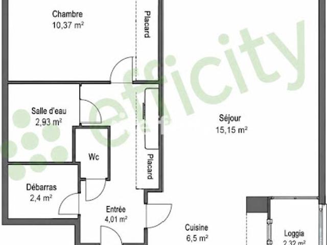 Vente Appartement 2 pièces 42.83 m2 Franconville