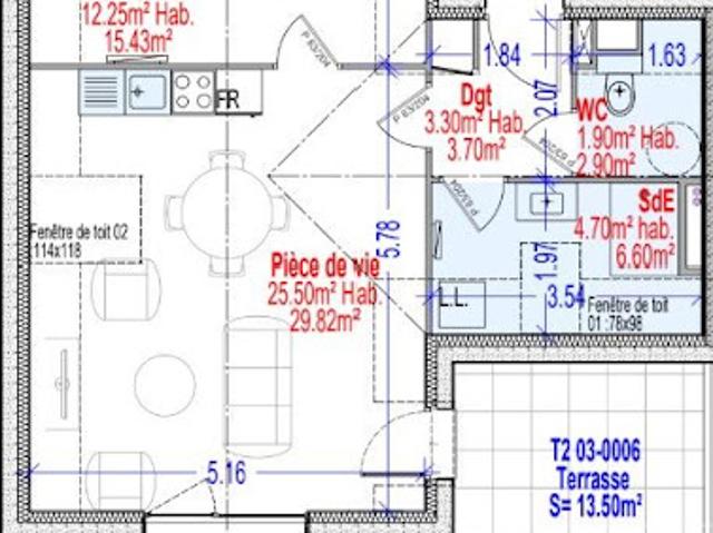 Vente Appartement 2 pièces 47.65 m2 Surzur