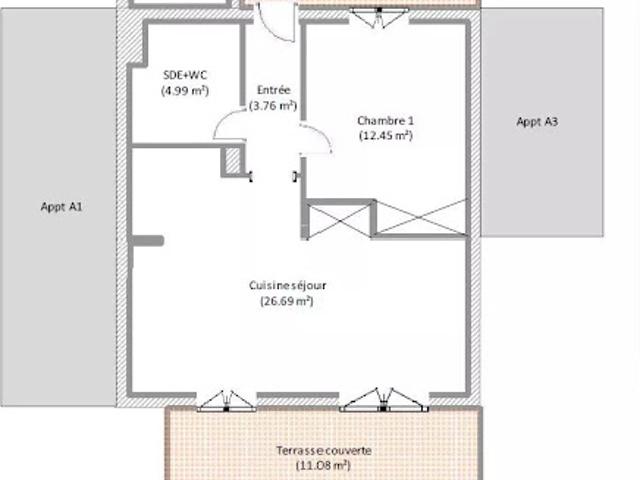 Vente Appartement 2 pièces 47.89 m2 Ghisonaccia