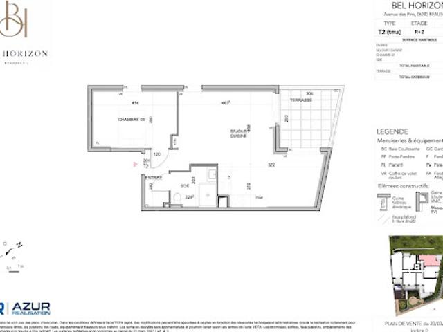 Vente Appartement 2 pièces 47.39 m2 Beausoleil